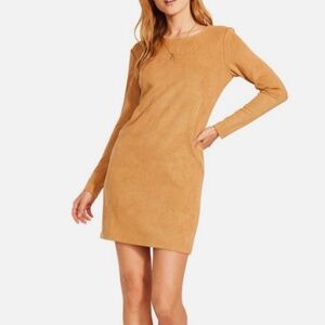 NWTs BB Dakota x Steve Madden Alexandria Faux Suede Dress